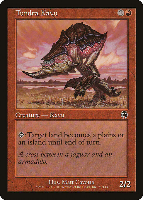 Tundra Kavu - Apocalypse Magic card
