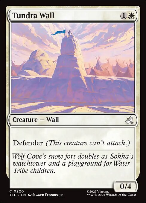 Tundra Wall - Avatar: The Last Airbender Eternal Magic card