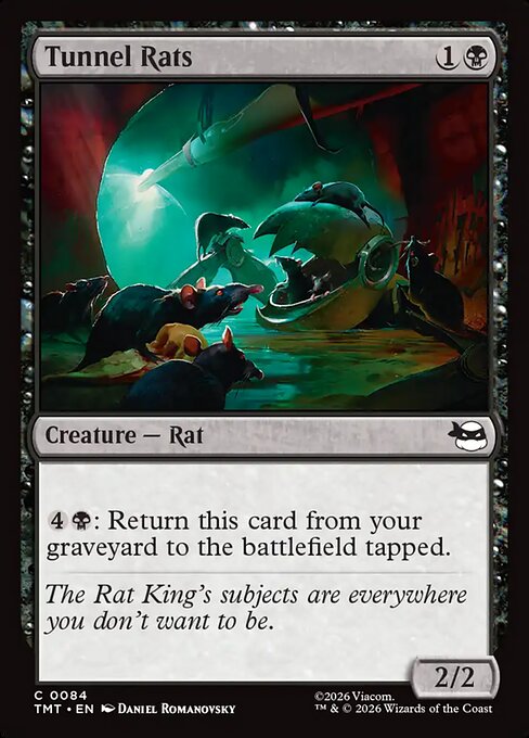Tunnel Rats - Teenage Mutant Ninja Turtles Magic card