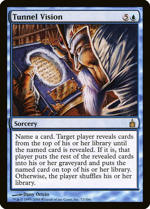 Tunnel Vision - Ravnica: City of Guilds Magic card