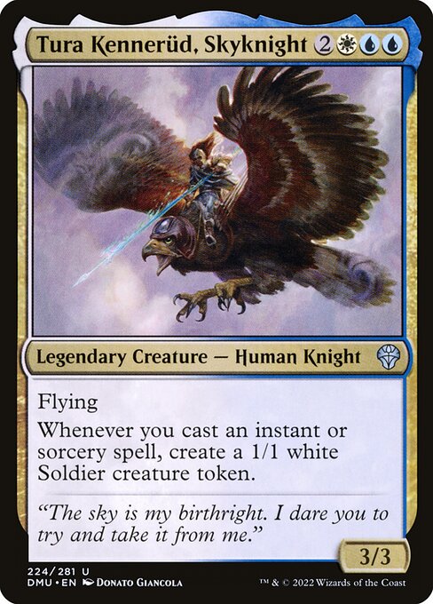 Tura Kennerüd, Skyknight - Dominaria United Magic card