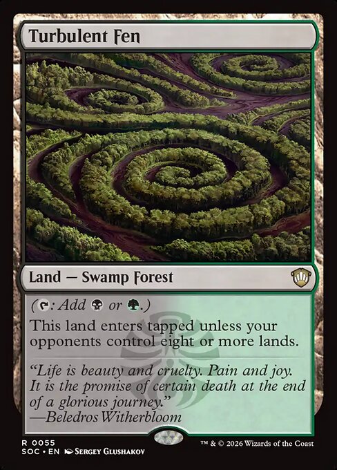 Turbulent Fen - Secrets of Strixhaven Commander Magic card