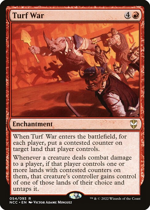 Turf War - New Capenna Commander Magic card