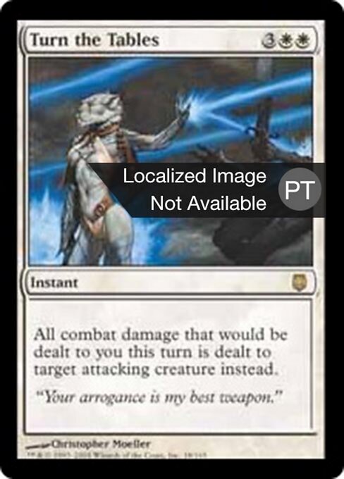 Virar as Mesas (Turn the Tables) - Darksteel (#18) - Illustrated by Christopher Moeller - Magic: The Gathering Card