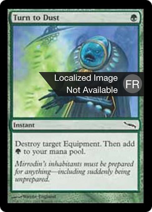 Turn to Dust - Mirrodin (#137) - Illustrated by Wayne England - Magic: The Gathering Card