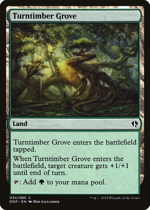 Turntimber Grove - Duel Decks: Zendikar vs. Eldrazi Magic card