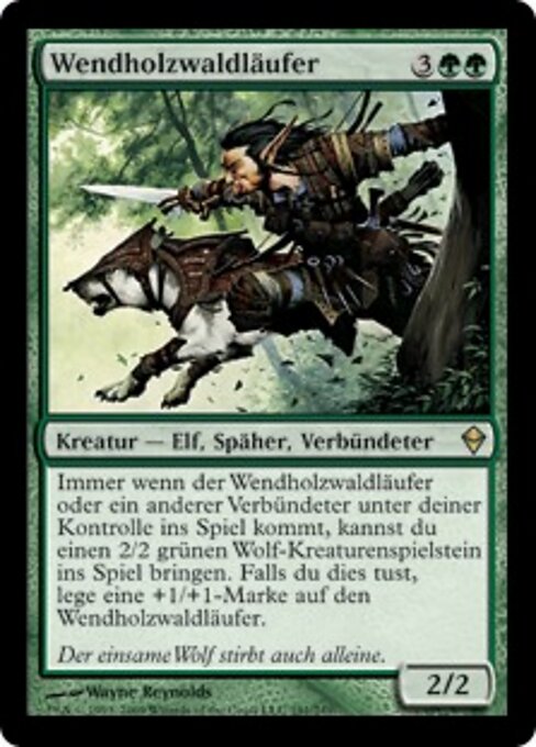 Ranger de Tournebois (Turntimber Ranger) - Zendikar (#191) - Illustrated by Wayne Reynolds - Magic: The Gathering Card