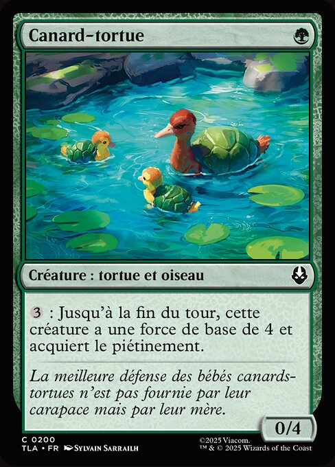 Tartanatra (Turtle-Duck) - Avatar: The Last Airbender (#200) - Illustrated by Sylvain Sarrailh - Magic: The Gathering Card