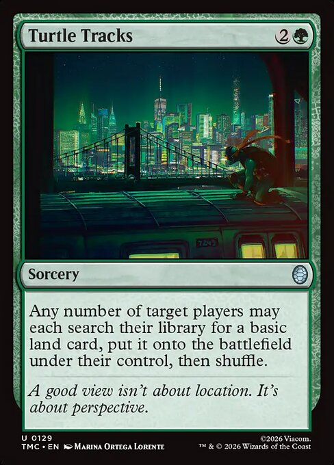 Turtle Tracks - Teenage Mutant Ninja Turtles Eternal Magic card