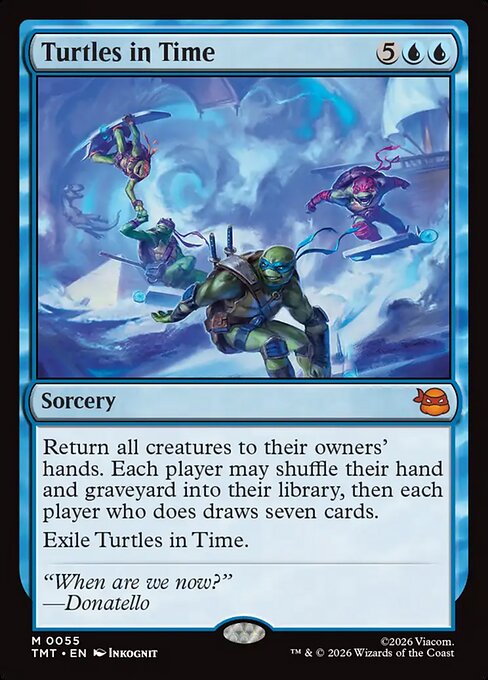 Turtles in Time - Teenage Mutant Ninja Turtles Magic card