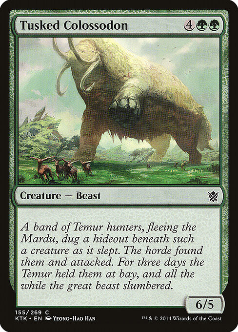 Tusked Colossodon - Khans of Tarkir Magic card