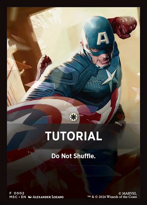 Tutorial - Marvel Super Heroes Jumpstart Front Cards (#2) - Illustrated by Alexander Lozano - Magic: The Gathering Card