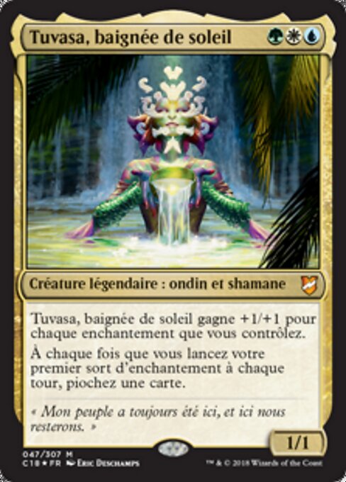 Tuvasa the Sunlit - Treasure Chest (#70691) - Illustrated by Eric Deschamps - Magic: The Gathering Card