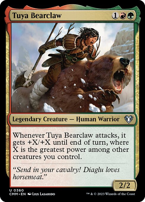 Tuya Bearclaw - Commander Masters Magic card