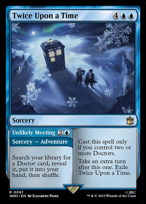 Twice Upon a Time // Unlikely Meeting - Doctor Who Magic card