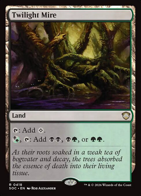 Twilight Mire - Secrets of Strixhaven Commander Magic card