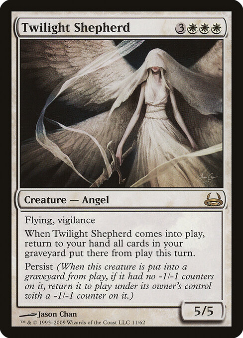 Pastora del crepúsculo (Twilight Shepherd) - Commander 2014 (#94) - Illustrated by Jason Chan - Magic: The Gathering Card