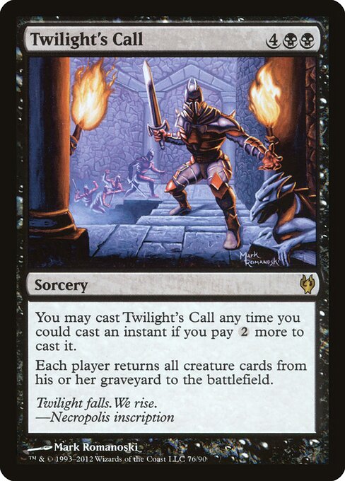 Twilight's Call - Duel Decks: Izzet vs. Golgari Magic card