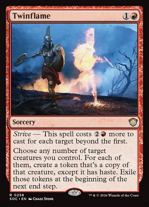 Twinflame - Secrets of Strixhaven Commander Magic card