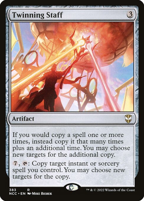 Twinning Staff - New Capenna Commander Magic card
