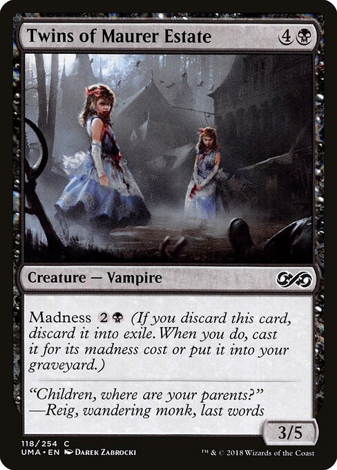 Twins of Maurer Estate - Ultimate Masters Magic card