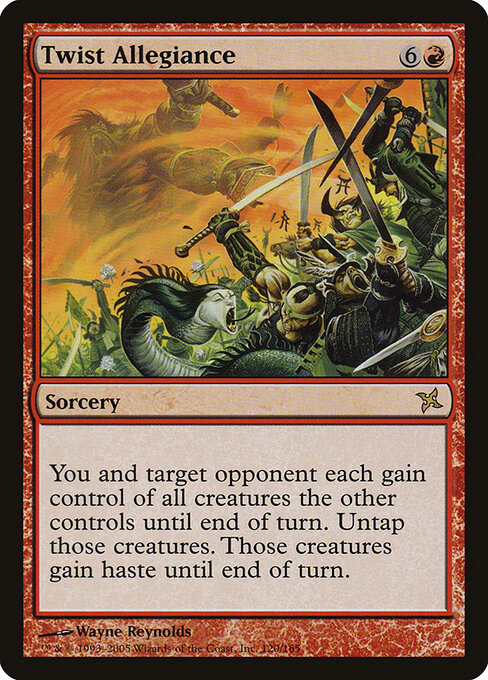 Twist Allegiance - Betrayers of Kamigawa Magic card