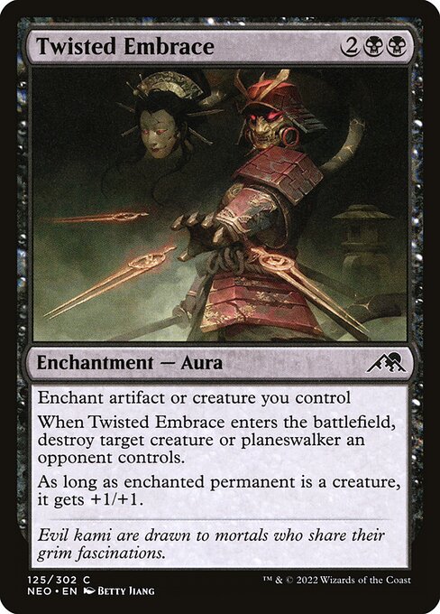 Twisted Embrace - Kamigawa: Neon Dynasty Magic card