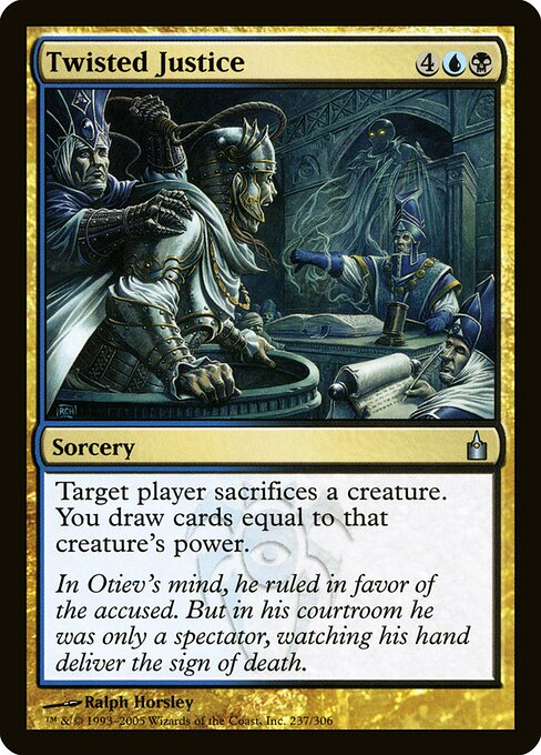 Twisted Justice - Ravnica: City of Guilds Magic card