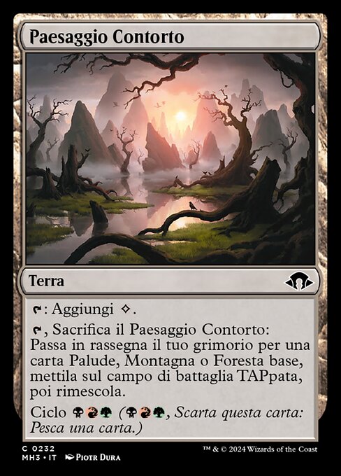 Twisted Landscape