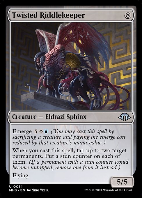 Twisted Riddlekeeper - Modern Horizons 3 Magic card