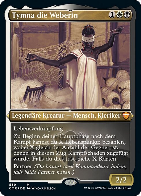 Tymna the Weaver - Magic Online Promos (#86180) - Illustrated by Winona Nelson - Magic: The Gathering Card
