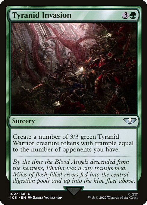 Tyranid Invasion - Warhammer 40,000 Commander Magic card