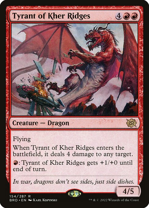 Tyrant of Kher Ridges - The Brothers' War Magic card