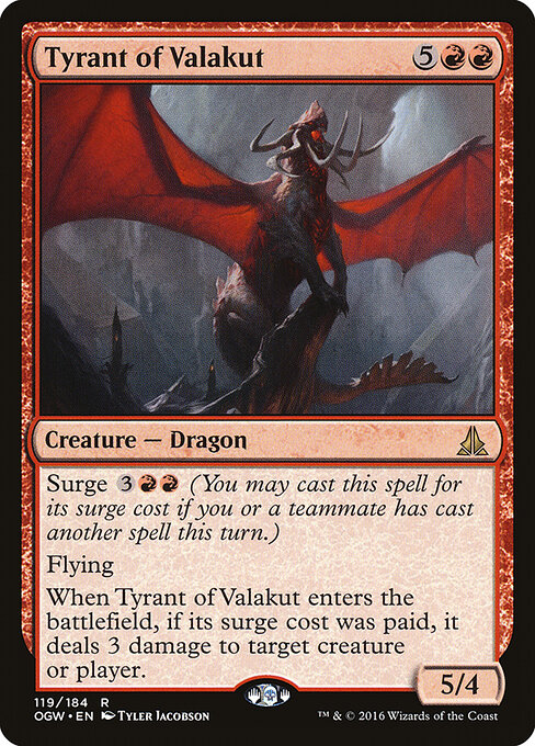 Tyrant of Valakut - Oath of the Gatewatch Magic card