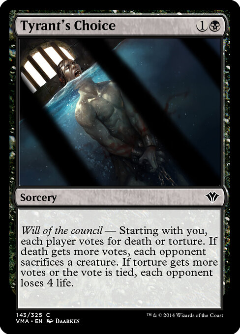 Tyrant's Choice - Vintage Masters Magic card