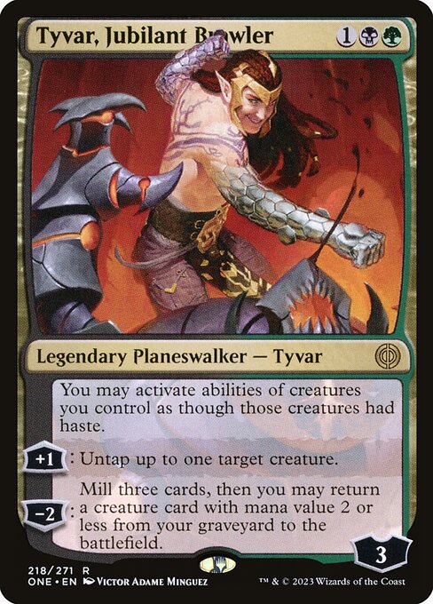 Tyvar, Jubilant Brawler - Phyrexia: All Will Be One Magic card