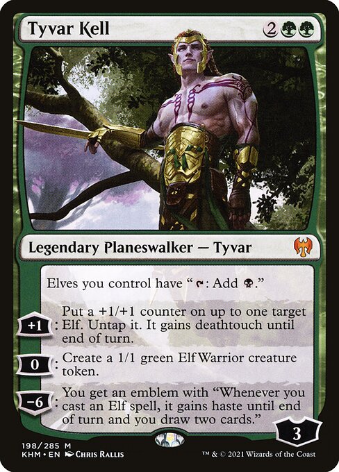 Tyvar Kell - Kaldheim Magic card