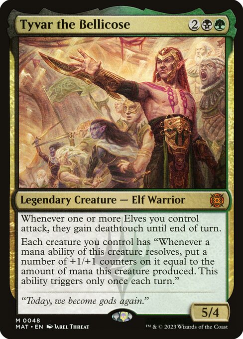 Tyvar the Bellicose - March of the Machine: The Aftermath Magic card