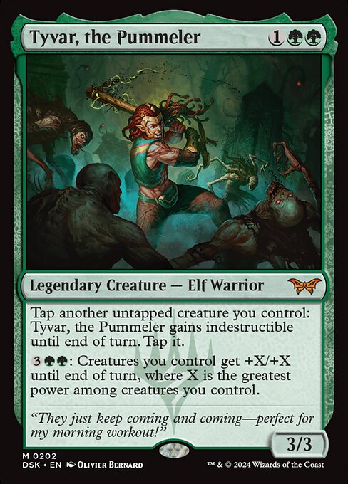 Tyvar, the Pummeler - Duskmourn: House of Horror Magic card
