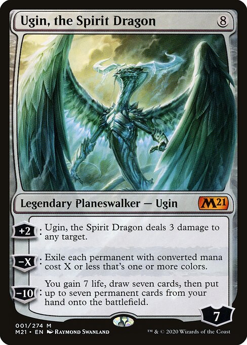 Ugin, the Spirit Dragon - Core Set 2021 Magic card