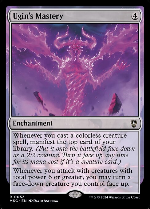 Ugin's Mastery - Murders at Karlov Manor Commander Magic card