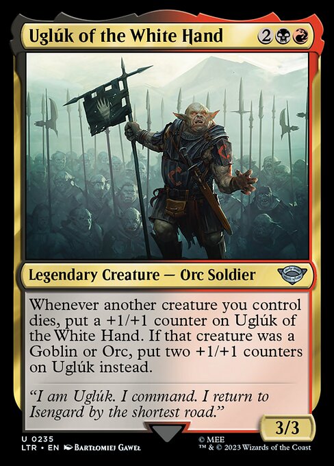 Uglúk of the White Hand - The Lord of the Rings: Tales of Middle-earth Magic card
