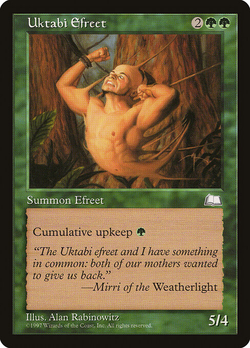 Uktabi Efreet - Weatherlight Magic card