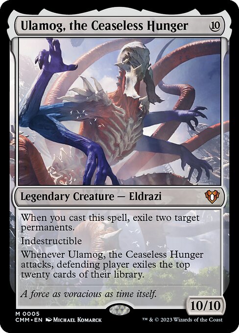 Ulamog, the Ceaseless Hunger - Commander Masters Magic card