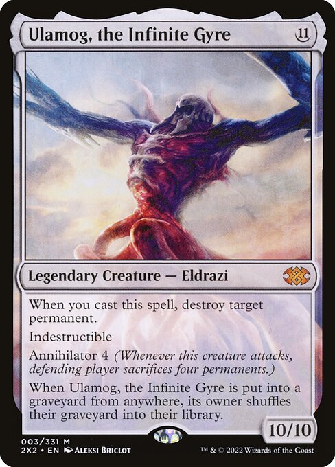 Ulamog, the Infinite Gyre - Double Masters 2022 Magic card