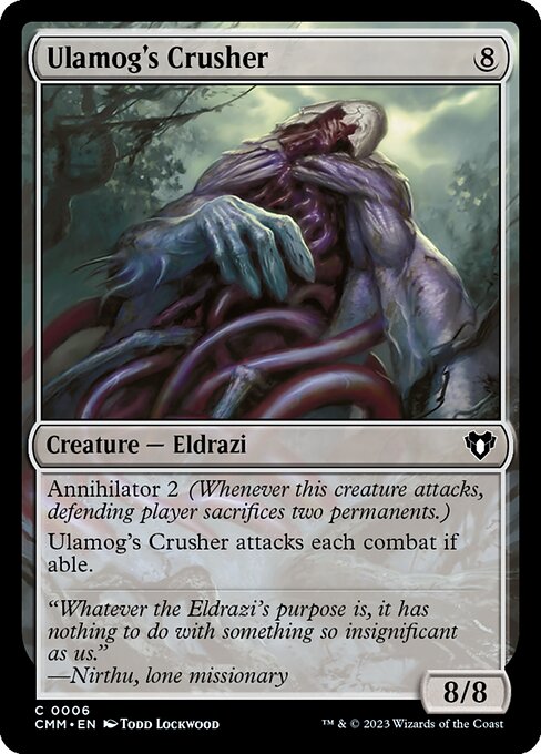 Ulamog's Crusher - Commander Masters Magic card