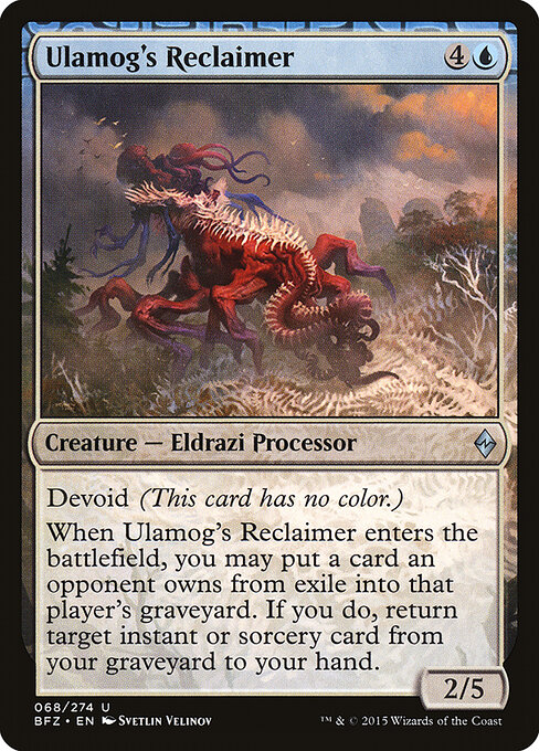 Ulamog's Reclaimer - Battle for Zendikar Magic card