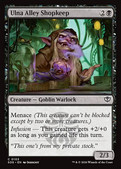 Ulna Alley Shopkeep - Secrets of Strixhaven Magic card
