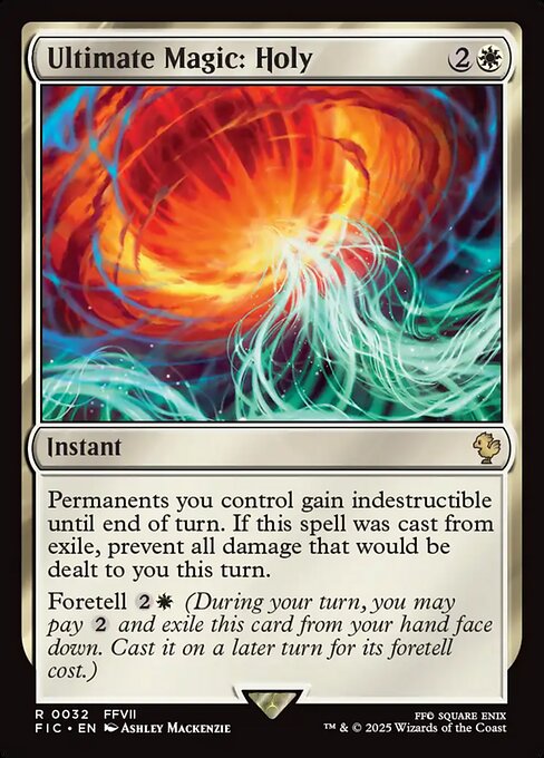 Ultimate Magic: Holy - Final Fantasy Commander Magic card