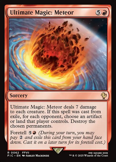 Ultimate Magic: Meteor - Final Fantasy Commander Magic card